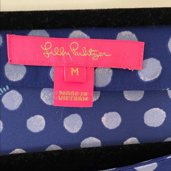 Lilly Pulitzer Blue Top - Picture 2 of 9